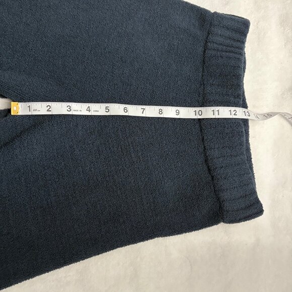 Akira Womens Navy Blue Ribbed Waistband Cozy Knit Lounge Pants Size Small - Picture 6 of 7